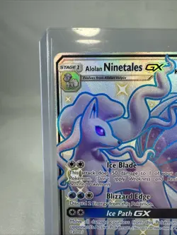 Pokemon Hidden Fates Shiny Vault Alolan Ninetales GX SV53/SV94 Holo Clean LP🔥 - Image 2
