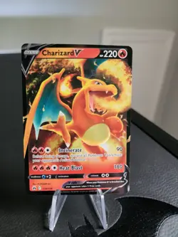 Pokemon TCG Charizard V Crown Zenith 018/159 Holo Ultra Rare - Image 1