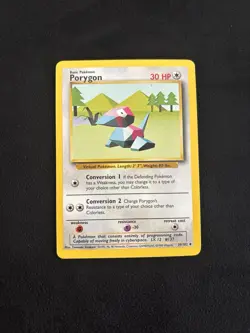 Porygon 039/102 Base Set Regular Pokemon TCG - LP/NM - Image 1