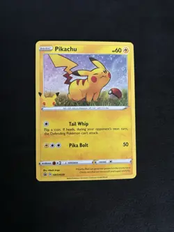 Pikachu - (General Mills) SWSH039 Promo Holo Pokemon TCG - NM/LP - Image 1