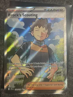 Pokemon Brock's Scouting - Journey Together - 179/159 - Ultra Rare Full Art - NM - Image 2