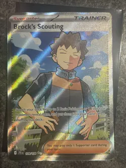 Pokemon Brock's Scouting - Journey Together - 179/159 - Ultra Rare Full Art - NM - Image 3