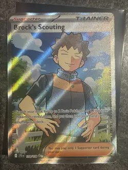 Pokemon Brock's Scouting - Journey Together - 179/159 - Ultra Rare Full Art - NM - Image 4