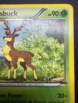 Sawsbuck 14/114 Black & White Regular Rare LP Pokemon TCG - Image 3