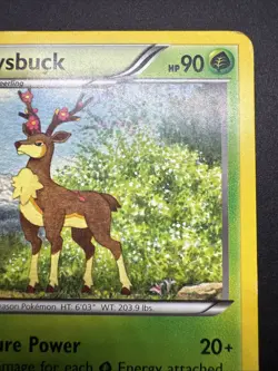 Sawsbuck 14/114 Black & White Regular Rare LP Pokemon TCG - Image 4
