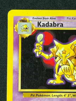 Pokemon TCG 1999 Kadabra 32/102 Base Set Lightly Played - Image 2