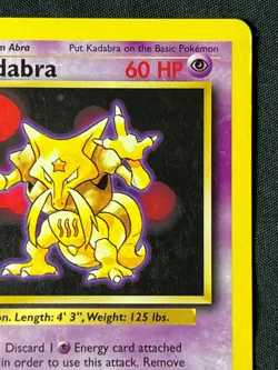 Pokemon TCG 1999 Kadabra 32/102 Base Set Lightly Played - Image 3