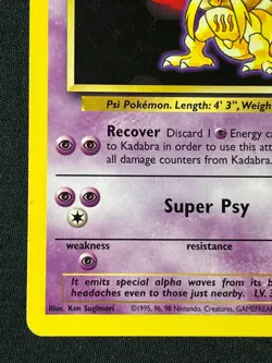 Pokemon TCG 1999 Kadabra 32/102 Base Set Lightly Played - Image 5