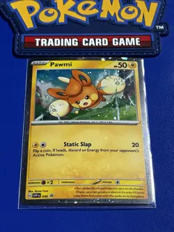 Pawmi 40 Pokemon TCG S&V Black Star Promo Cosmos Holo NM - Image 1