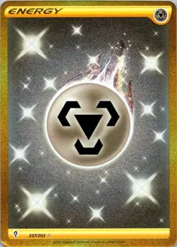 Pokemon TCG METAL ENERGY 237/203 SECRET RARE EVOLVING SKIES POKEMON NM (SKU 1-4) - Image 1