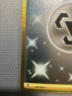 Pokemon TCG Metal Energy 237/203 Evolving Skies Full Art Secret Rare Gold Holo - Image 5