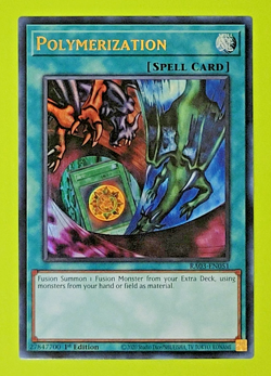 Yu-Gi-Oh Polymerization 1st Edition Ultra Rare RA03-EN051 Nm - Image 1