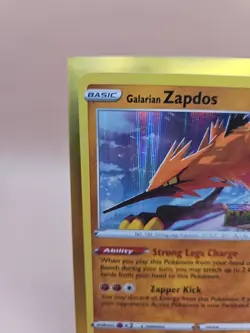 2021 Pokemon SWSH Galarian Zapdos Evolving Skies Stamped SWSH124 Holo Promo - Image 4