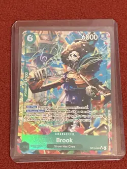 One Piece Brook Alt Art SR Adventure On Kami's Island Op-15 English - Image 1