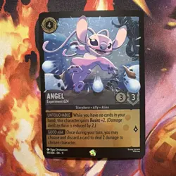 Disney Lorcana Winterspell 191/204 Angel Experiment 624 Legendary Regular - Image 1