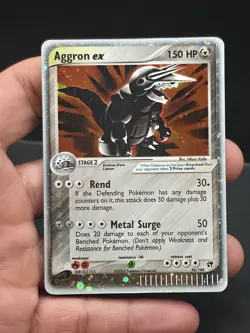 Pokemon TCG Aggron EX Sandstorm Holo Rare Card 95/100 - Image 2