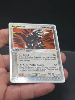 Pokemon TCG Aggron EX Sandstorm Holo Rare Card 95/100 - Image 5