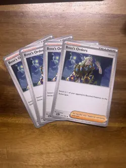4x Boss’s Orders 172/193 Playset Paldea Evolved NM Pokemon Card - Image 1