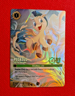 Disney Lorcana - PEGASUS Gift for Hercules #1/C2 Promo Championship Card - Image 1
