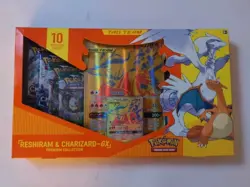 Pokemon TCG Reshiram & Charizard GX Premium Collection Box New/Factory Sealed - Image 1