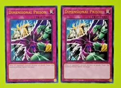 Yu-Gi-oh Dimensional Prison 1st Edition Ultra Rare MAGO-EN158 Nm 2 card lot - Image 1