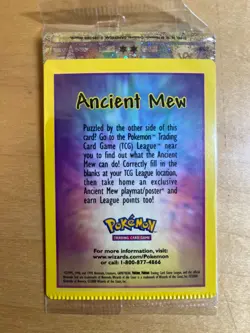 Vintage Pokemon Ancient Mew Movie 2000 Original Sealed Promo Card (1) - Image 5