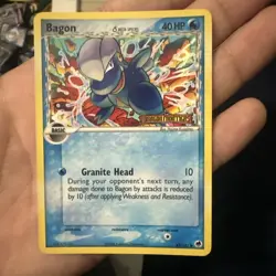 Pokemon Card - Bagon Dragon Frontiers 43/101 Common Reverse Holo Stamped - Image 1