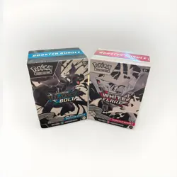 Black Bolt and White Flare Booster Bundle Set- PRESALE Pokemon Center SHIPS FAST - Image 1