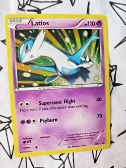 Pokemon Latios Holo Card XY65 2015 Rare NM-M - Image 3