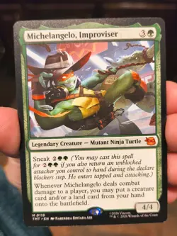 Michelangelo, Improviser - Teenage Mutant Ninja Turtles - NM-Mint - MTG - Image 1