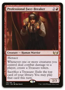 Professional Face-Breaker #116 (NM) Streets New Capenna SNC Magic MTG - Image 1