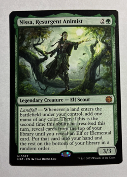 Nissa, Resurgent Animist - March of the Machine MTG Plus Bonus Rare!!! - Image 1