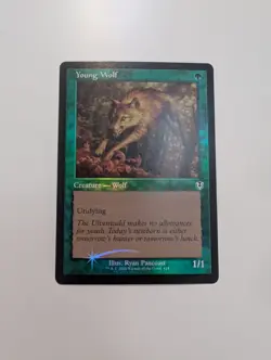 MTG - Young Wolf (Retro Frame Foil) - Innistrad Remastered NM/M Condition - Image 1