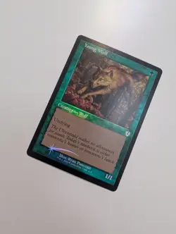 MTG - Young Wolf (Retro Frame Foil) - Innistrad Remastered NM/M Condition - Image 2