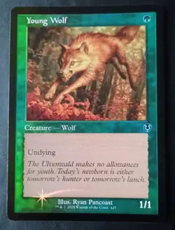 Young Wolf - Retro FOIL - MtG Innistrad Remastered - NM - Image 1