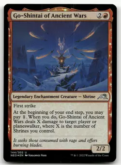 Go-Shintai of Ancient Wars #144 (Foil) (NM) Kamigawa Neon Dynasty NEO Magic MTG - Image 1