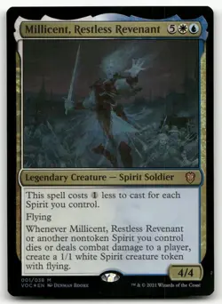 Millicent, Restless Revenant #1 (Foil) (NM) Crimson Vow VOC Magic MTG - Image 1