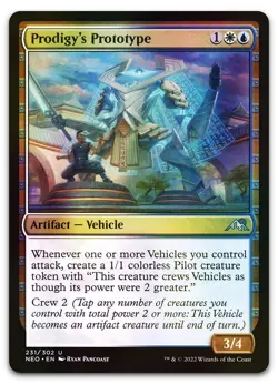 Prodigy's Prototype #231 (Foil) (NM) Kamigawa Neon Dynasty NEO Magic MTG - Image 1