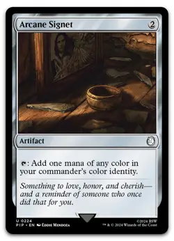 Arcane Signet #224 (NM) Fallout PIP Magic MTG - Image 1