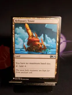Reliquary Tower (M19) The List Reprints Regular Uncommon Land Reprint of M19 254 - Image 1