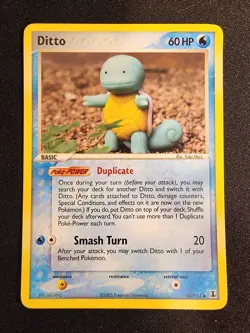 Ditto Pokemon Delta Species 37 36 40 Squirtle Charmander Bulbasuar LP/MP - Image 2