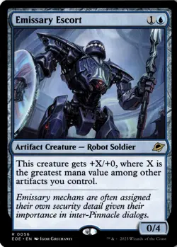 Emissary Escort Non-Foil Edge of Eternities 56 NM MTG - Image 1