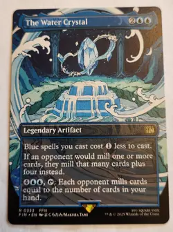 The Water Crystal (Borderless) Final Fantasy Regular Rare NM+ - Image 1