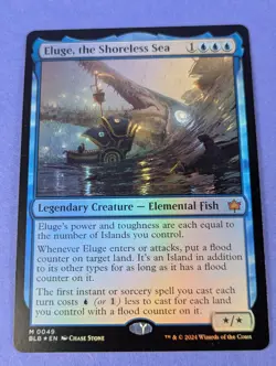 MTG Magic: Bloomburrow: Eluge, the Shoreless Sea Foil #0049 Mythic - NM - Image 1