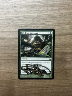 LIFE FROM THE LOAM SIGNED TERESE NIELSEN SHADOW mtg Magic The Gathering - Image 1