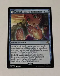 MTG Waterbender's Restoration - Avatar: The Last Airbender: Eternal-Legal NM - Image 1