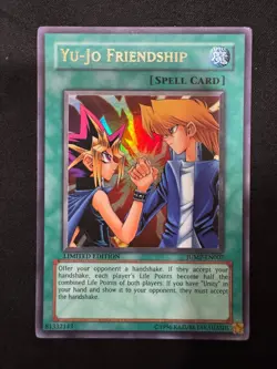 Yugioh Yu-Jo Friendship JUMP-EN007 Ultra Rare Limited Edition Shonen Jump - Image 1