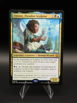 MTG Zimone, Paradox Sculptor Foundations 126 NM Regular - Image 1