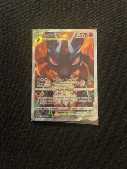 Lucario VSTAR SWSH291 Crown Zenith Sealed Black Star Promo Full Art Pokemon TCG - Image 1