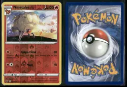 ✰ NINETALES 023/202 REVERSE HOLO RARE SWORD & SHIELD POKEMON ✰ NM/M - Image 1